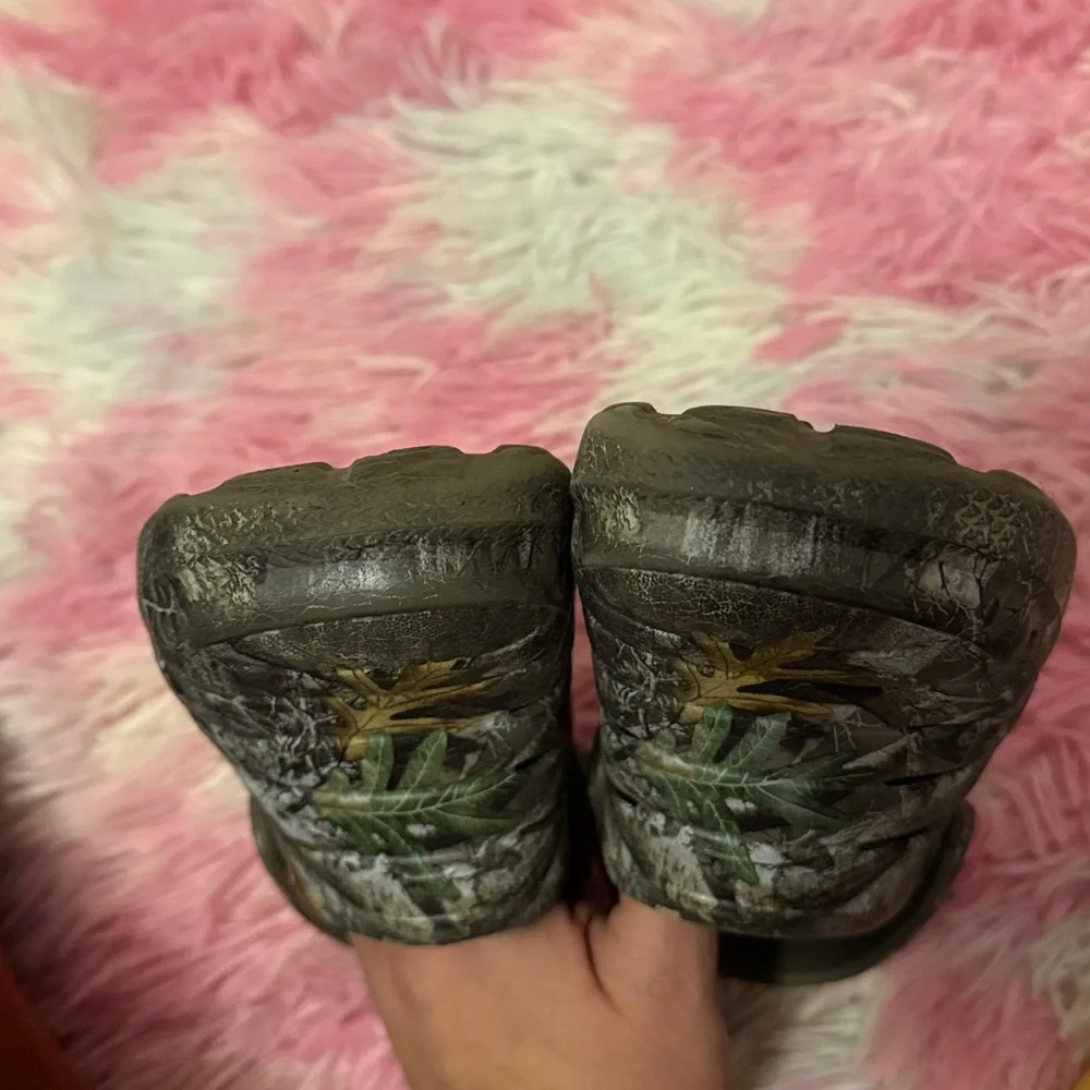 Rugged shark!  Camouflage Kids Slip-On Water Shoes
